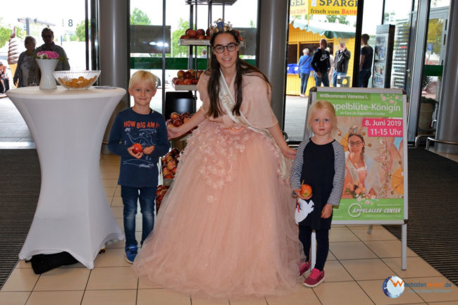 Äppelblüte-Königin bei uns im Äppelallee-Center