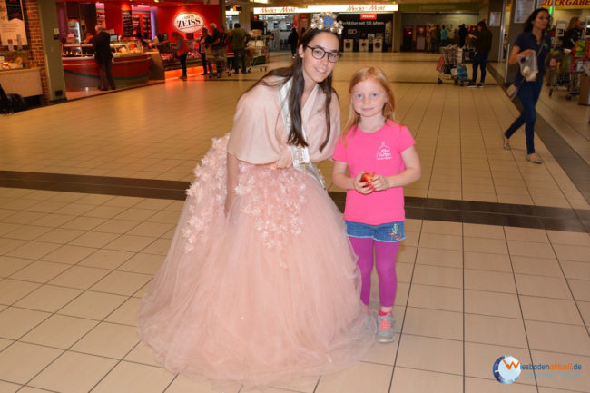 Äppelblüte-Königin bei uns im Äppelallee-Center